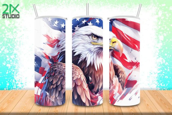 Download Bald Eagle USA Flag Tumbler No.3 - Premium Resources