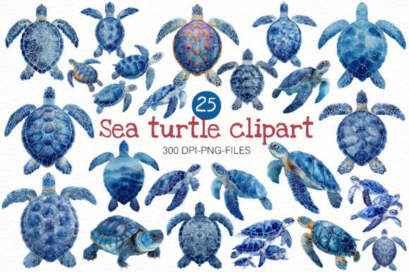 Download Watercolor Sea Turtle Clipart - Watercolor sea turtle Collection